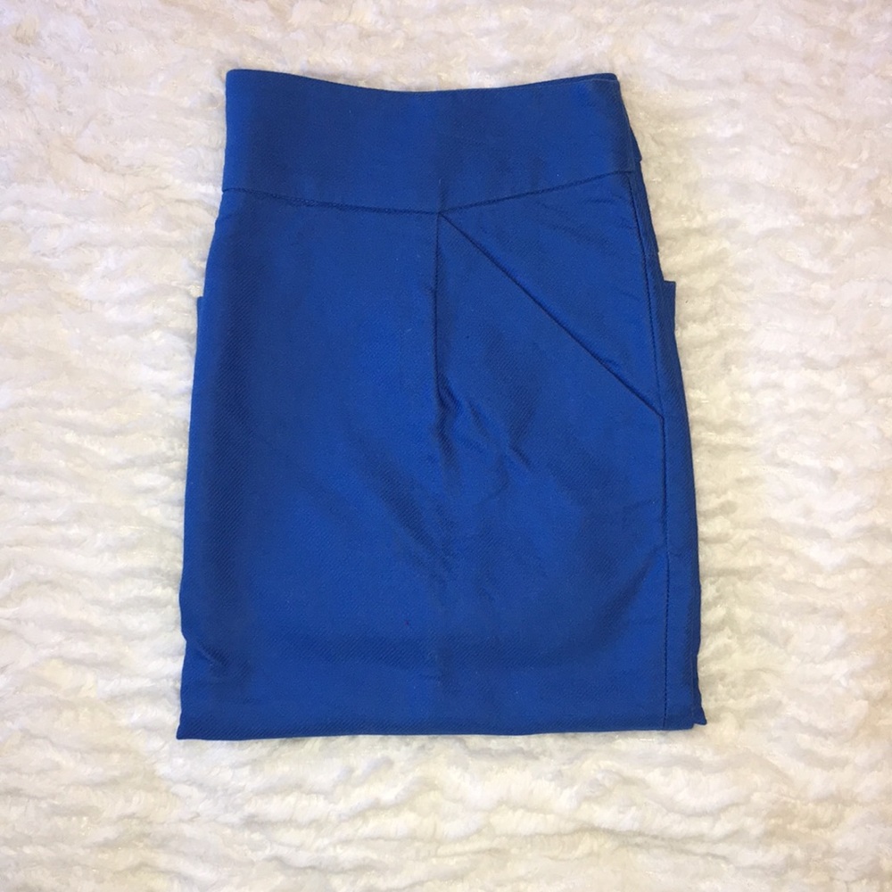 J.Crew Blue Pencil Skirt